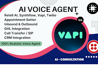 do in and outbound ai voice agent on vapi synthflow retell with ghl integration