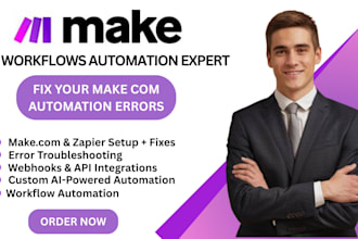 fix make com automation, make scenerio integromat ghl crm vapi ai zapier n8n ai