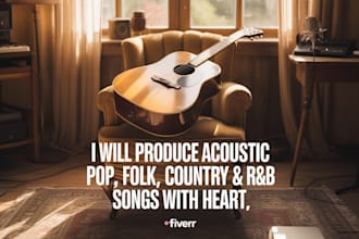 produce acoustic pop, folk, country, or rnb songs with soul