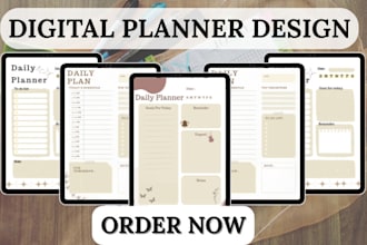 create a custom printable or digital planner for your needs