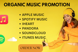do apple music spotify music tidal iheart deezer pandora amazon music promotion