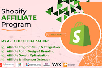 setup goaffpro or uppromote affiliate program and influencer recruitment system