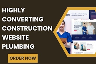 design construction website plumbing