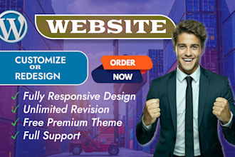 create a professional logistics website for your business