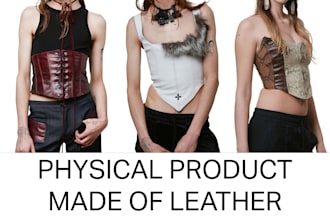 construct real leather garment prototypes and custom samples