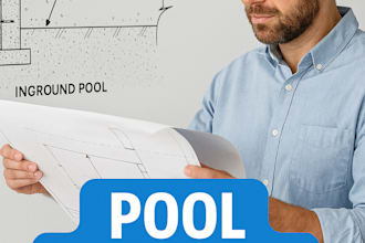 design reinforced concrete pool structures with framing and rebar details