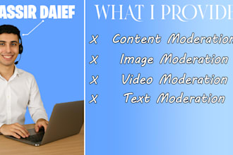 moderate your social media content, video, image or text