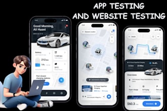 qa review and test ios app, website review, and android app user experience