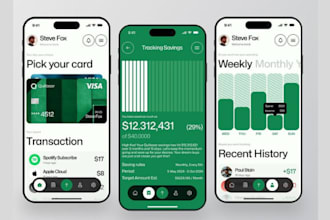 develop fintech app money transfer app payment app neobank app crypto wallet app