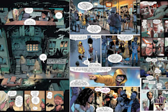 draw comic book illustration comic book art graphic novel webtoon comic strip
