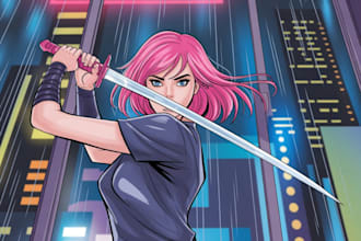 draw manga comic storyboard panel in nsfw as  book art cover design illustration