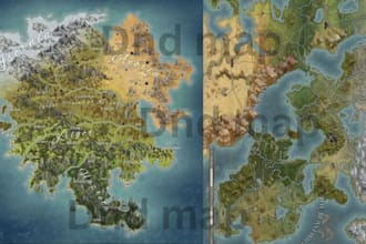 do dnd fantasy cartography map illustration game battlemap ttrpg