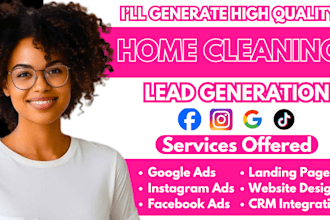 home cleaning leads home cleaning facebook ads home cleaning google ads video ad