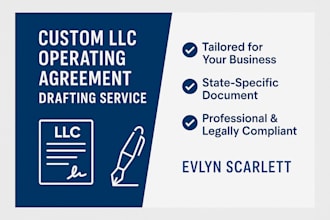create a custom llc operating agreement for your business