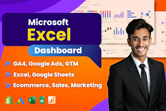 create microsoft excel graphs, charts, reports, visualizations, dashboard