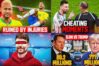 design clickbait sports, ufc, football thumbnails, nba amazing youtube thumbnail