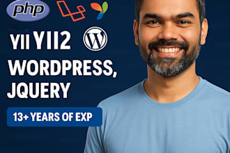 build or fix your PHP, laravel, or yii2 web application professionally