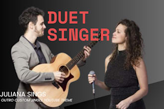 record male and female vocal duet custom song rap instrumental metal voice over