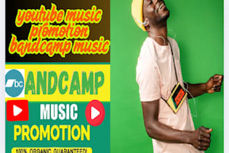 do organic youtube music promotion for bandcamp music