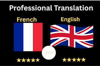 manually translate english to french or french to english