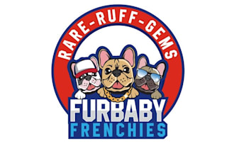 design french bulldog puppies logo