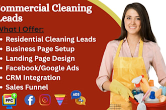generate commercial cleaning leads residential cleaning office cleaning leads