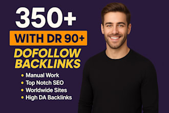 provides high authority dr 90 plus SEO dofollow backlinks