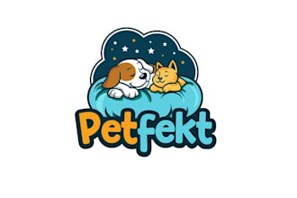 design pet bed company logo