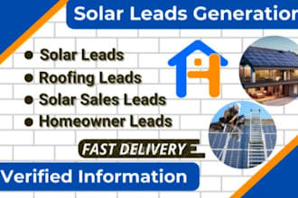 generate solar leads roofing leads homeowner skip tracing leads