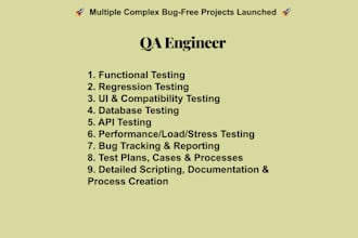 test and QA audit your website, desktop, and mobile apps