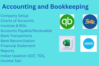do bookkeeping, accounts payable, bank reconciliation