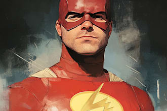 draw comic book art, comic book illustrations