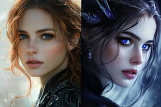 make a dnd art and d and d character for you
