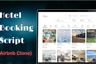 develop airbnb clone hotel booking vacation rental website and mobile app