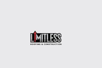 make professional memorable modern roofing logo design