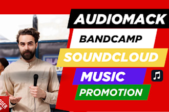 do audiomack, bandcamp and soundcloud music promotion to a wider audience