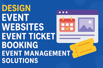 design event websites, event ticket booking, event management, wedding website