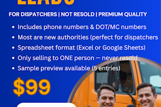 sell premium trucking leads