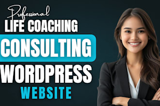 create life coaching website, personal trainer website and consulting website