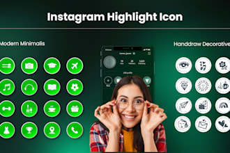 create instagram story highlight icons of any type