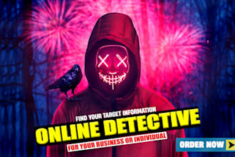 do osint background check online private investigator find someone detective