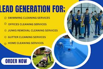 generate swimming pool leads pool cleaning leads lawn cleaning services leads