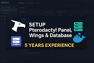 install pterodactyl panel and wings on your vps or dedicated server