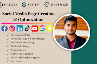 create and set up professional social media business pages