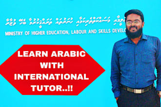 be ur certified arabic tutor for beginners, kids and igcse students