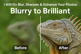enhance image quality fix blur sharpen resize and upscale