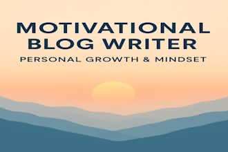 write engaging and inspirational personal development posts
