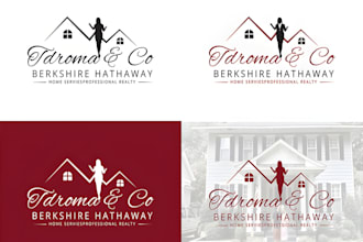 do modern real estate, property, realtor, or construction business logo