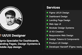 design a premium and modern figma dashboard UI for your saas