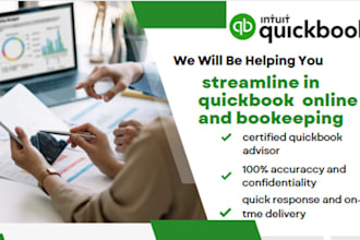 do quickbooks online bookkeeping, setup and cleanup